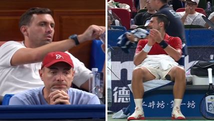 Novak Ðoković ironičan aplauz za svoj tim