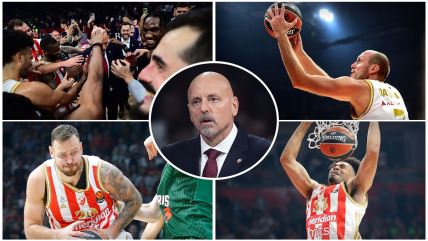Košarkaši Crvene zvezde protiv Žalgirisa