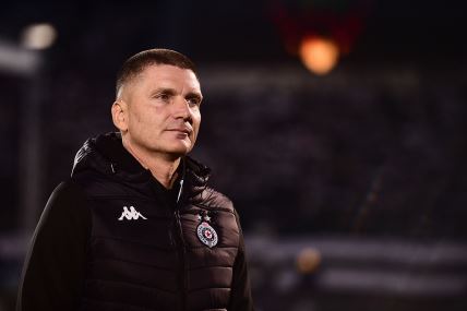 Srđan Blagojević kao trener FK Partizan.