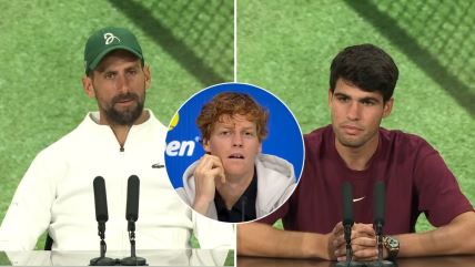 Novak Đoković Janik Siner i Karlos Alkaraz