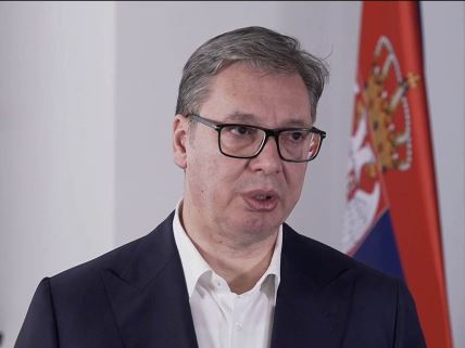 Aleksandar Vučić se obraća iz Budimpešte.