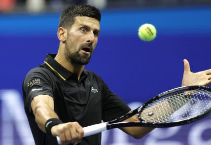 Novak Đoković udara lopticu