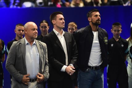Novak Đoković i Đorđe Đoković.