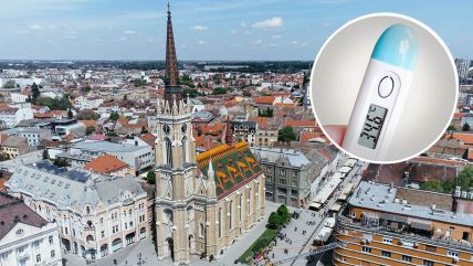 Novi Sad i toplomer
