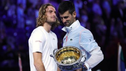 Stefanos Cicipas i Novak Đoković u finalu Australijan opena