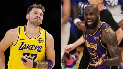 Luka Dončić i Lebron Džjems