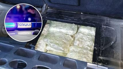 Zaplenjeno 55,5 kg marihuane na Gradini