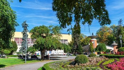 Vrnjačka Banja, park kod izvora mineralne tople vode