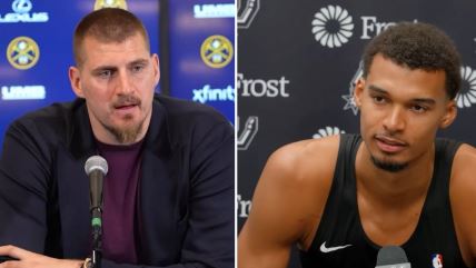 Nikola Jokić i Viktor Vembanjama