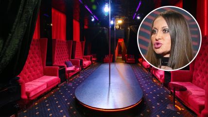 Branka Mijalčević, Branka Blek Rouz, striptiz, striptiz bar