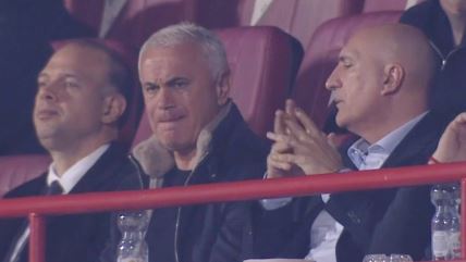 Zvezdan Terzić i Mitar Mrkela na utakmici Vojvodina Zvezda