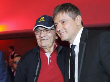 Legende Crvene zvezde Dragoslav Šekularac i Dragan Stojković Piksi
