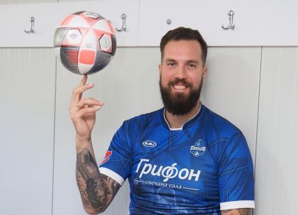 Miroslav Raduljica u dresu Železničara iz Inđije