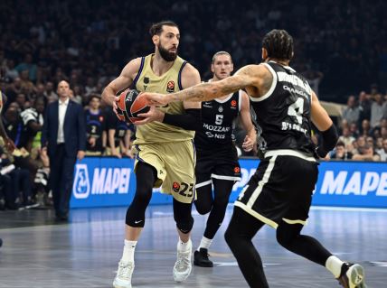 Tornike Šengelija na meču protiv Partizana