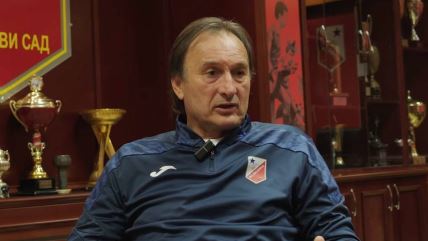 Miroslav Tanjga trener Vojvodine intervju o kumu Siniši Mihajloviću