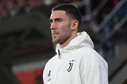 Dušan Vlahović u duksu Juventusa.