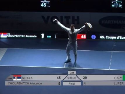 Mačevaoci Crvene zvezde osvojili evropsku titulu.