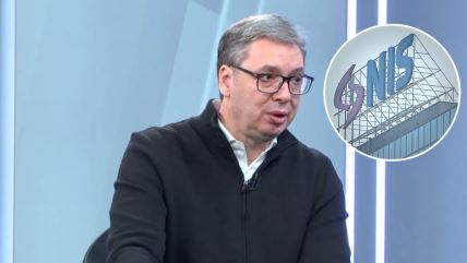 Aleksandar Vučić, NIS, sankcije