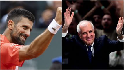 Novak Đoković i Željko Obradović