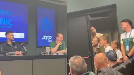 Stefan i Tara prekinuli Novakovu konferenciju.jpg