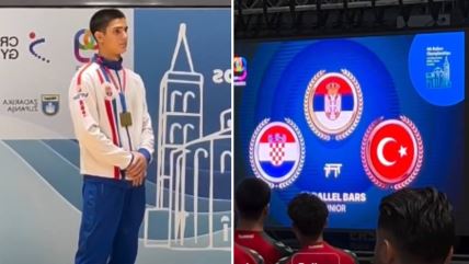 Andrej Dolić šampion Balkana u sportskoj gimnastici