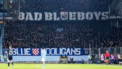 Bed Blu Bojsi na utakmici protiv Malmea