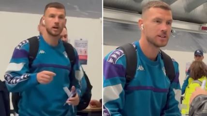 Edin Džeko u svađi sa navijačem