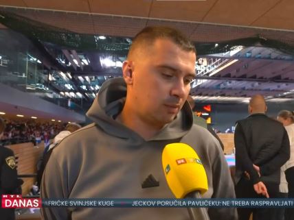 Miloš Rauković, trener karatista iz Srbije na Balkanskom prvenstvu u Hrvatskoj.