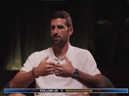 Novak Đoković kod Pirsa Morgana.