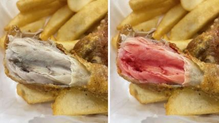 Batak i lažirani batak sa pomfritom