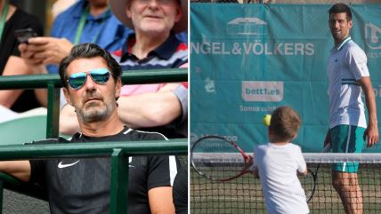 Patrik Muratoglu i Stefan i Novak Đoković