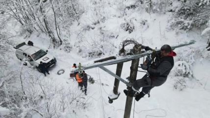 Sneg pravi probleme u Dragačevu
