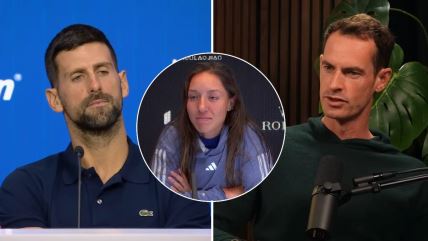 Novak Đoković Džesika Pegula i Endi Marej