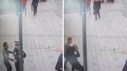 napadnut policajac ispred Palate predsednika Republike Srpske.jpg