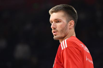 Filip Petrušev u dresu Crvene zvezde