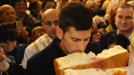 Novak Đoković ljubi slavski kolač