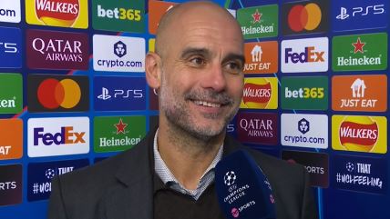 Pep Gvardiola nasmejan posle poraza Sitija od Bajera.