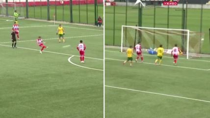 Uroš Đorđević omladinac Zvezde dao gol u Ligi šampiona