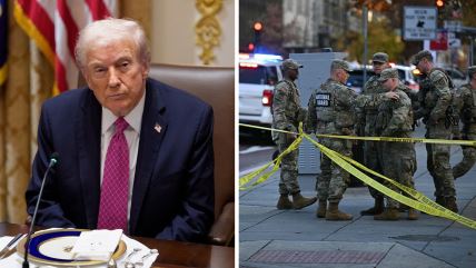 Pucnjava kod Bele kuće, Donald Tramp