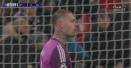 Dominik Kotarski, hrvatski golman koji brani za Kopenhagen.