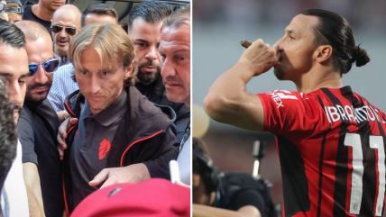 Luka Modrić i Zlatan Ibrahimović kao igrači Milana