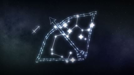 ilustracija horoskopskog znaka strelac