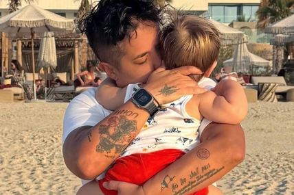 Marija Šerifović sa sinom