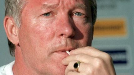 Aleks Ferguson kao trener Mančester junajteda u Barseloni