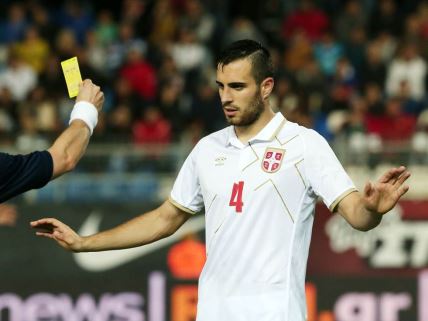 Srpski fudbaler Nikola Maksimović.