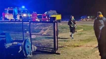 Teška nezgoda na ulazu u Mišićevo iz smera Subotice.jpg