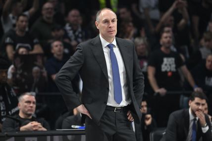 Mirko Ocokoljić na utakmici Partizan Bajern