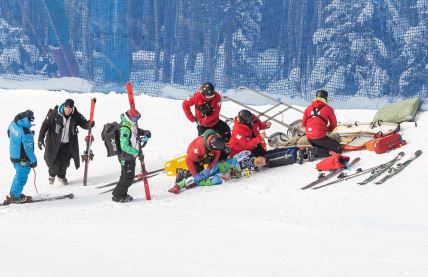 Slovenački skijaš Rok Ažnoh.