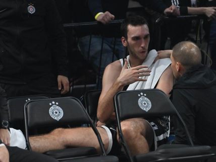 Košarkaš Partizana Aleksej Pokuševski povređen