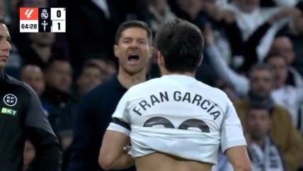 Ćabi Alonso viče na Frana Garsiju.